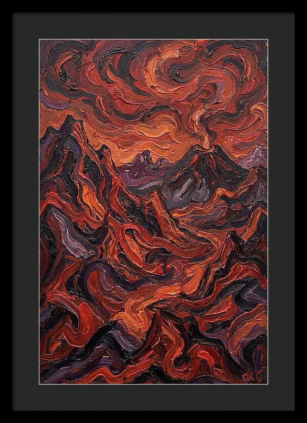Volcanic Landscape Eruption
