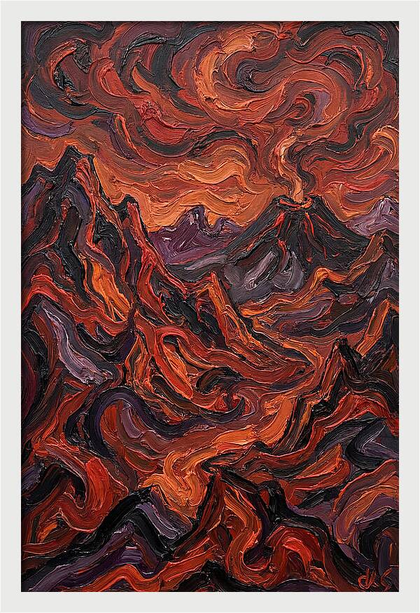 Volcanic Landscape Eruption