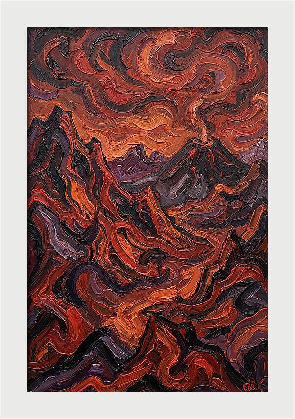 Volcanic Landscape Eruption