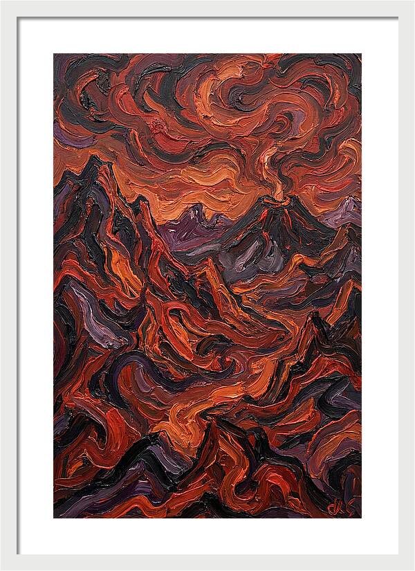 Volcanic Landscape Eruption