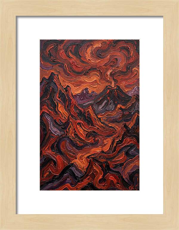 Volcanic Landscape Eruption
