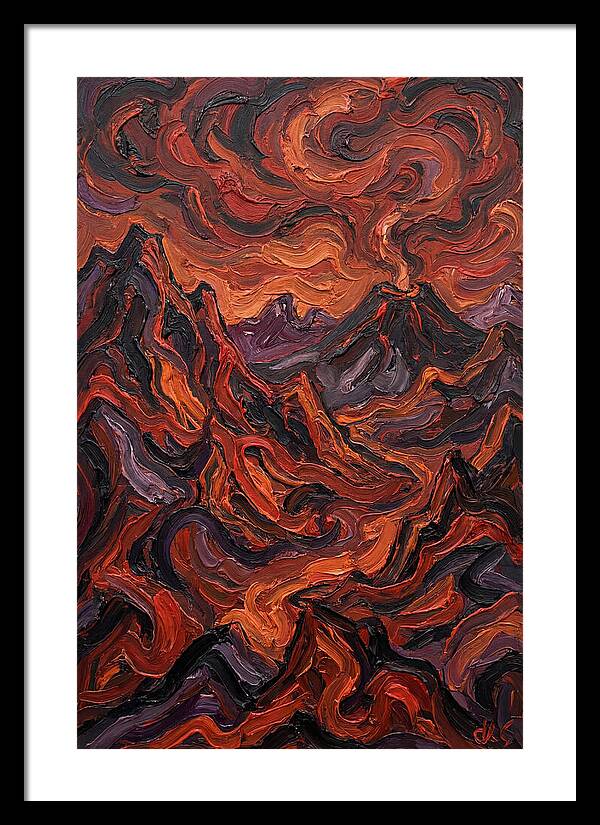 Volcanic Landscape Eruption