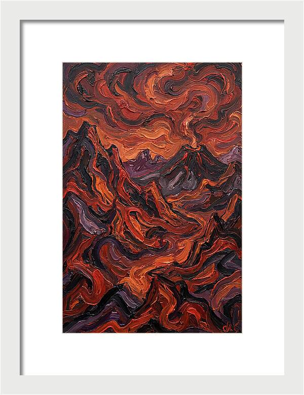 Volcanic Landscape Eruption