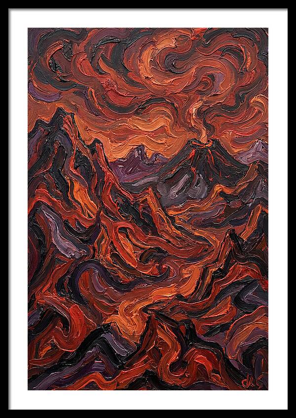 Volcanic Landscape Eruption