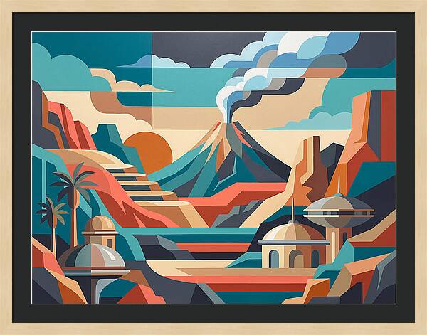 Volcanic Landscape Harmony