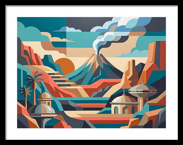 Volcanic Landscape Harmony