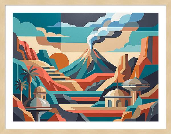 Volcanic Landscape Harmony