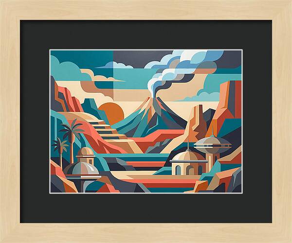 Volcanic Landscape Harmony