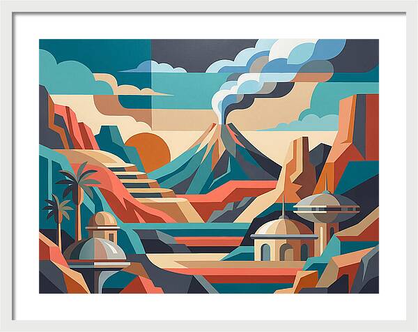 Volcanic Landscape Harmony