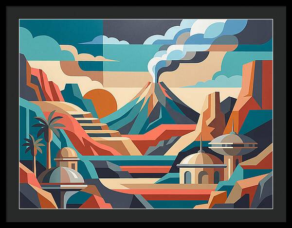 Volcanic Landscape Harmony