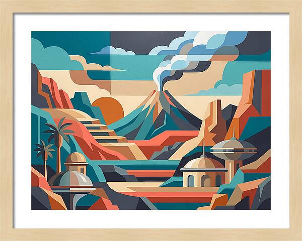 Volcanic Landscape Harmony