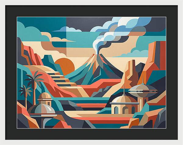 Volcanic Landscape Harmony