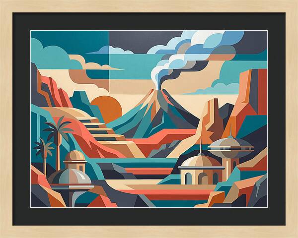 Volcanic Landscape Harmony
