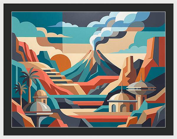 Volcanic Landscape Harmony