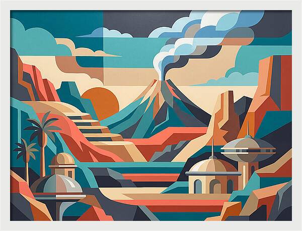 Volcanic Landscape Harmony