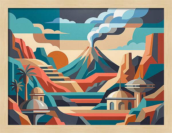 Volcanic Landscape Harmony