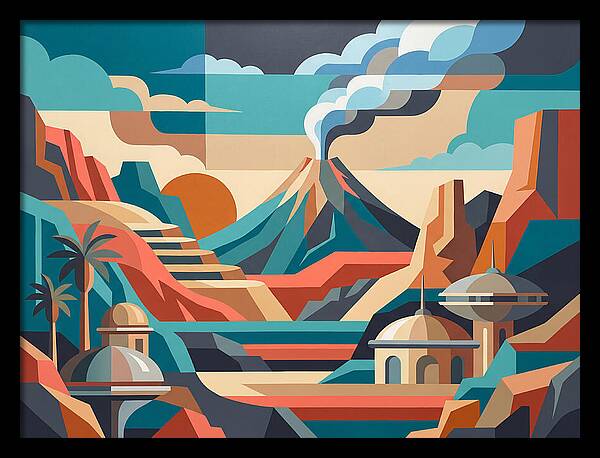 Volcanic Landscape Harmony