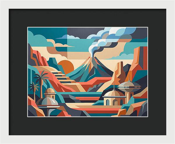 Volcanic Landscape Harmony
