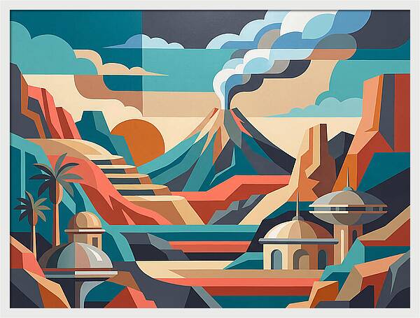 Volcanic Landscape Harmony