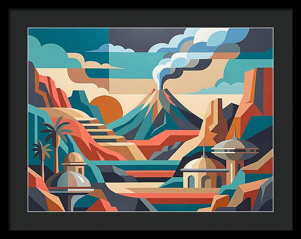 Volcanic Landscape Harmony