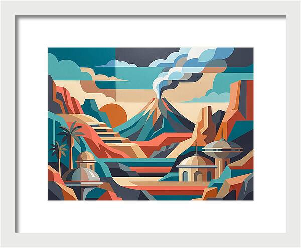 Volcanic Landscape Harmony