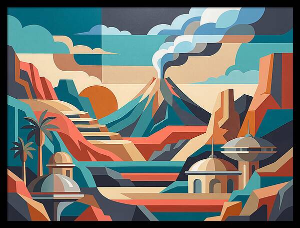 Volcanic Landscape Harmony
