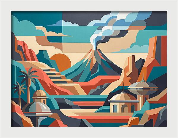 Volcanic Landscape Harmony