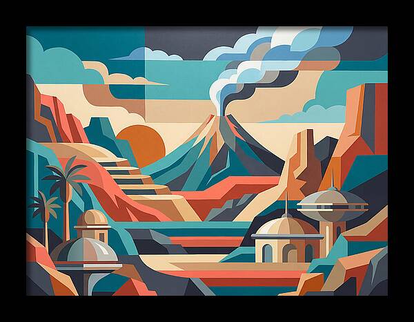 Volcanic Landscape Harmony