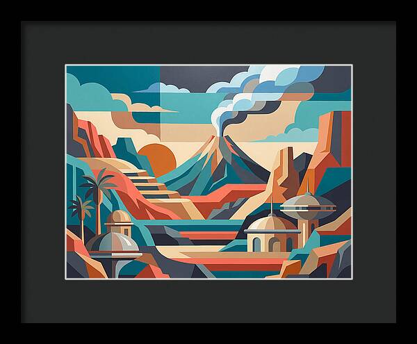 Volcanic Landscape Harmony