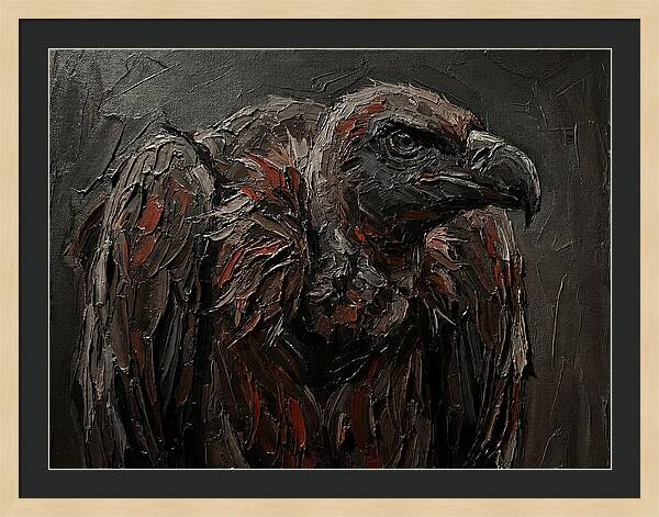 Vulture In Bold Strokes