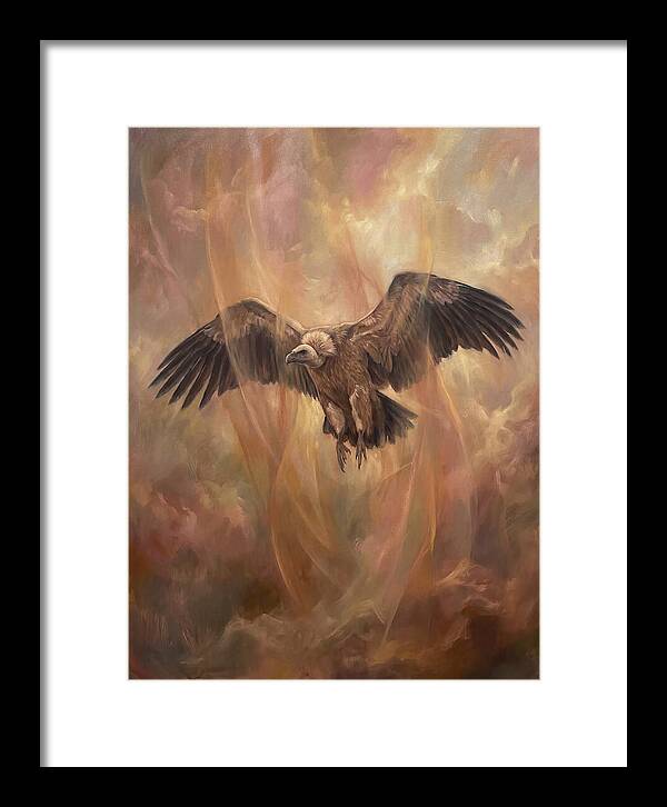 Vulture In Flight