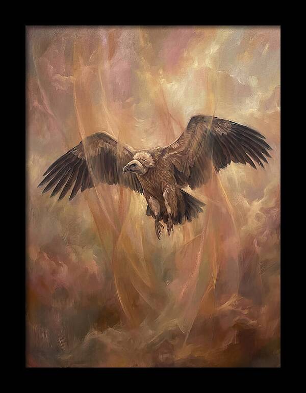 Vulture In Flight
