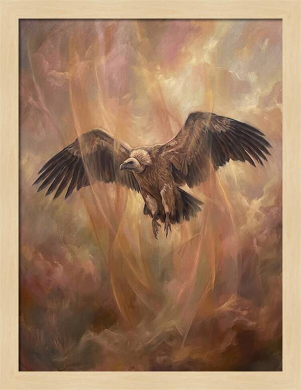 Vulture In Flight