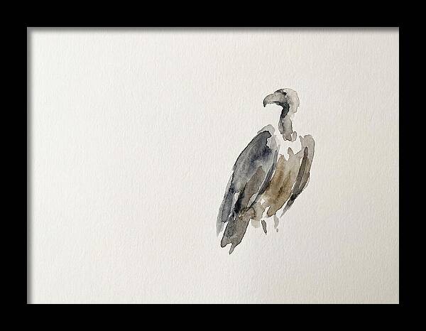 Vulture In Minimalist Style