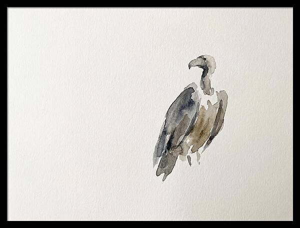 Vulture In Minimalist Style