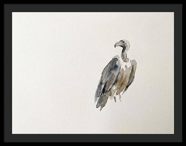 Vulture In Minimalist Style