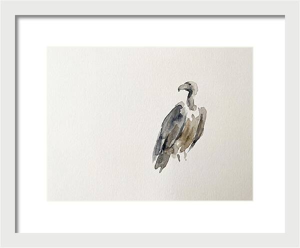 Vulture In Minimalist Style