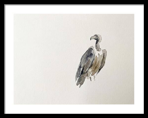 Vulture In Minimalist Style