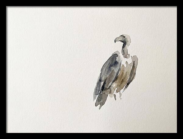Vulture In Minimalist Style