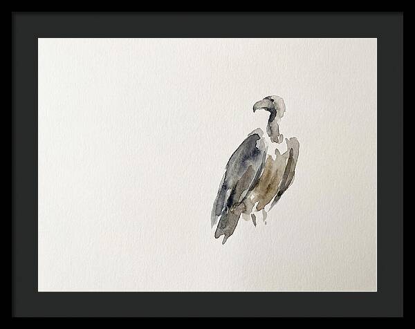 Vulture In Minimalist Style