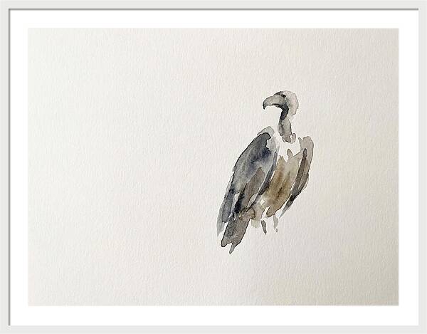Vulture In Minimalist Style