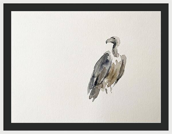 Vulture In Minimalist Style