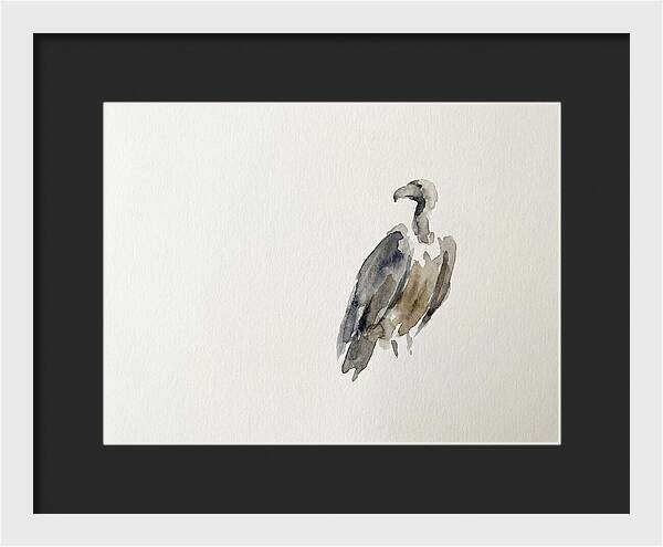 Vulture In Minimalist Style