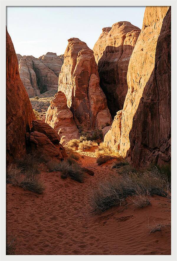 Wadi Rum Canyon Warmth
