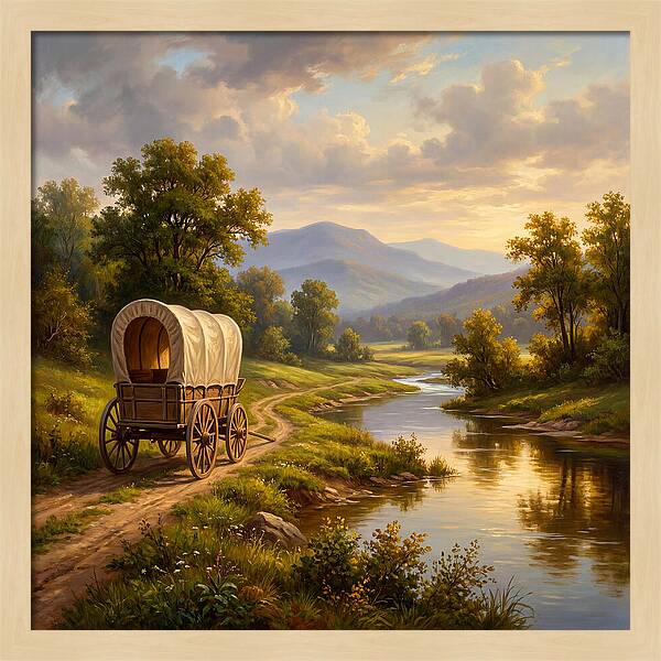 Wagon By The Serene River