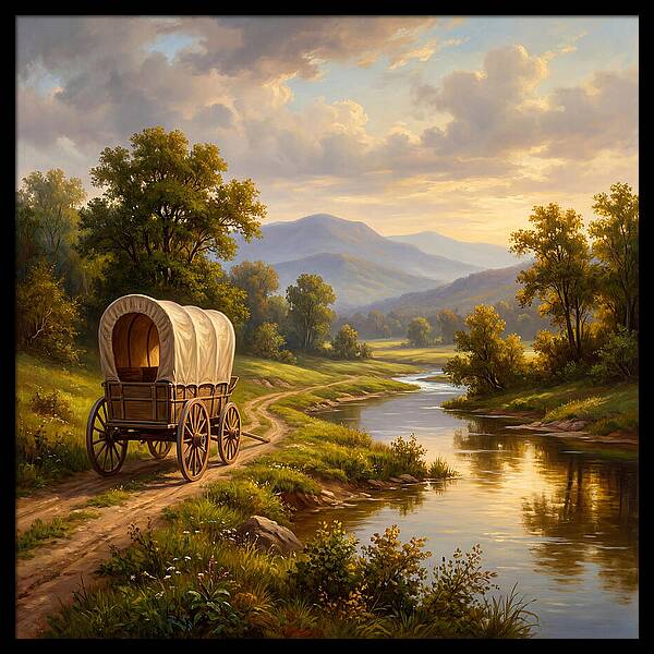 Wagon By The Serene River