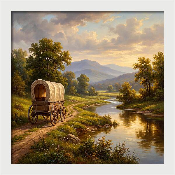 Wagon By The Serene River