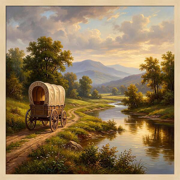 Wagon By The Serene River