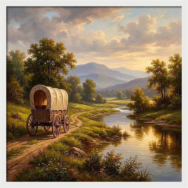 Wagon By The Serene River