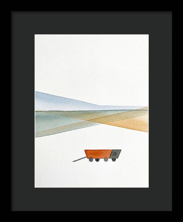 Wagon In Tranquil Landscape